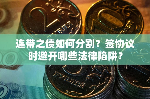 北京连带之债如何分割？签协议时避开哪些法律陷阱？