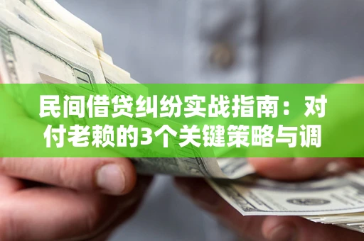 北京民间借贷纠纷实战指南：对付老赖的3个关键策略与调解盲区解析