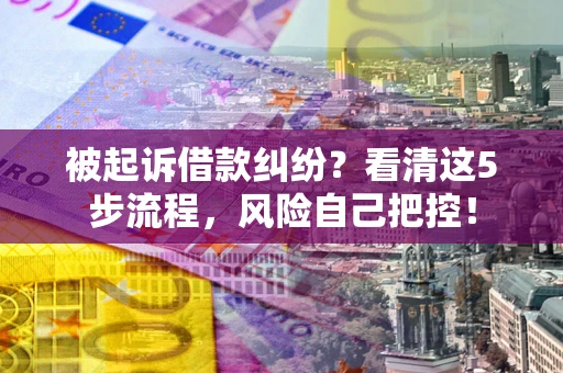 北京被起诉借款纠纷？看清这5步流程，风险自己把控！