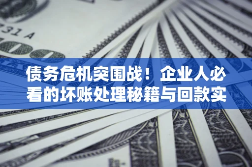 北京债务危机突围战！企业人必看的坏账处理秘籍与回款实战指南